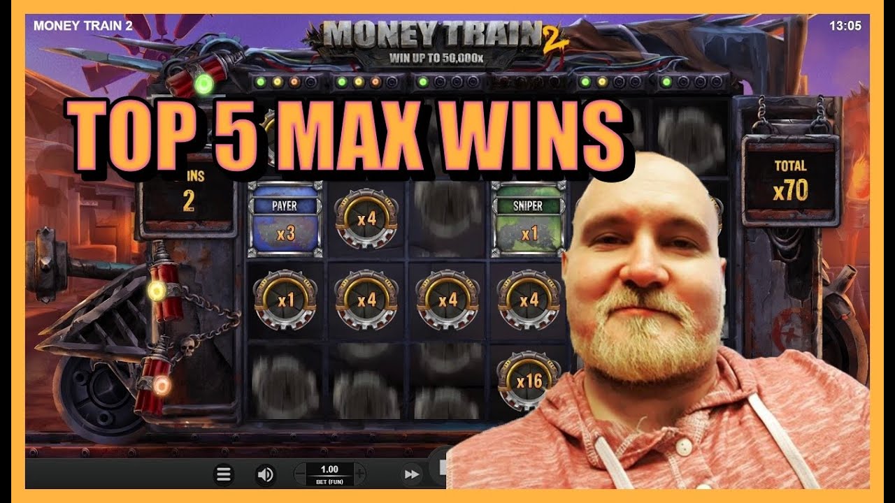 MONEY TRAIN 2 SLOT / TOP 5 RECORD MAX WINS! STREAMING HIGHLIGHTS!