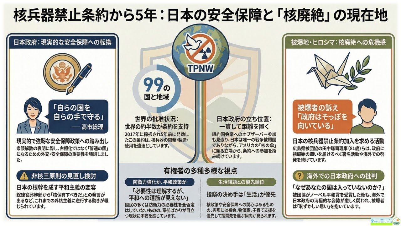 【ニュース】非核三原則と核被爆者の想い
