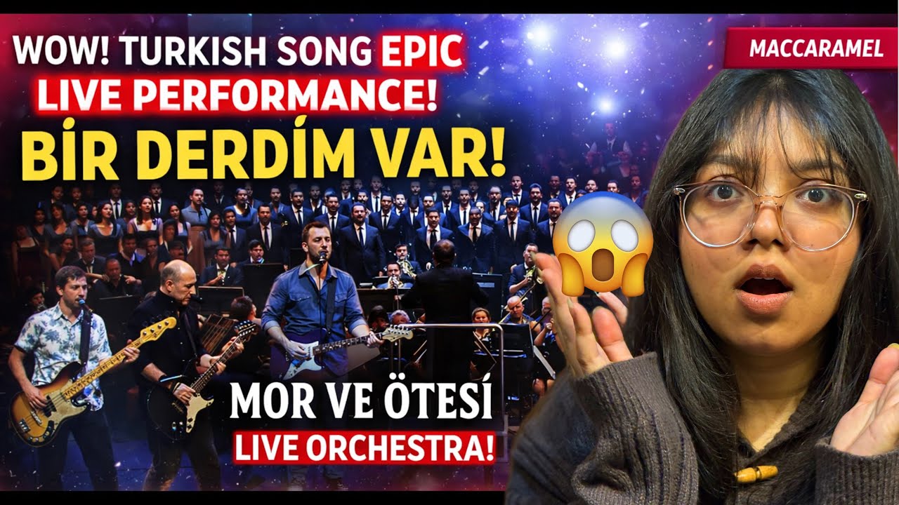 Indian🇮🇳Reaction/THIS Turkish Live Performance GAVE ME GOOSEBUMPS 😱| Bir Derdim Var (Canlı Senfonik)