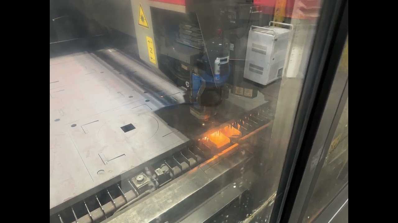 Amada FOM2 3015 RI Cutting 1 inch mild Steel