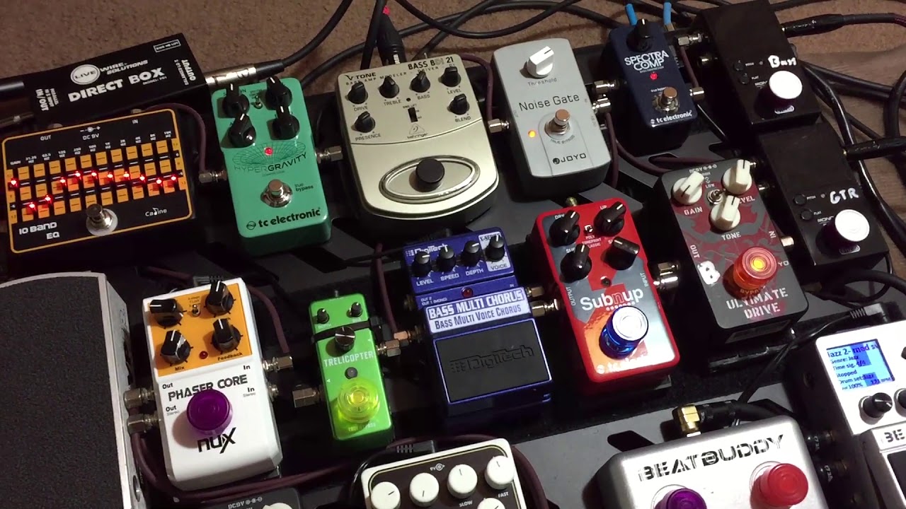 Easy lightweight and low cost Pedal Board Risers