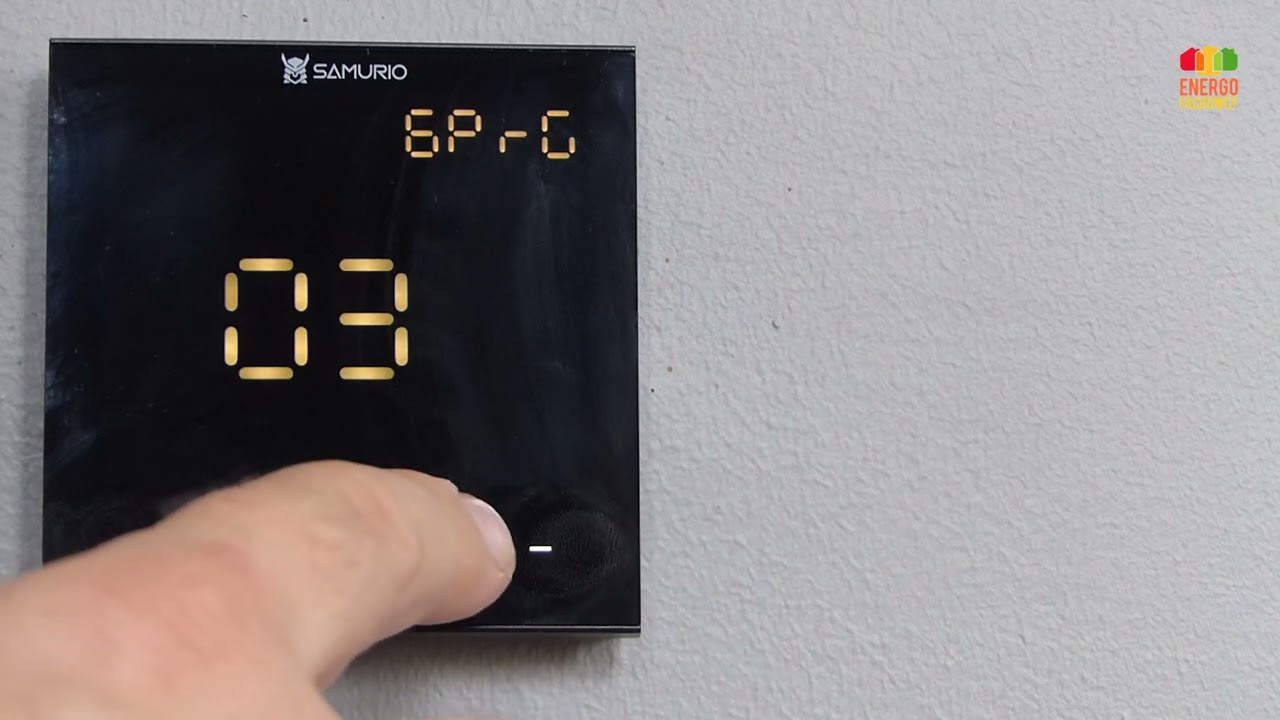 Termostat Samurio SMO-02 - ustawienia zaawansowane