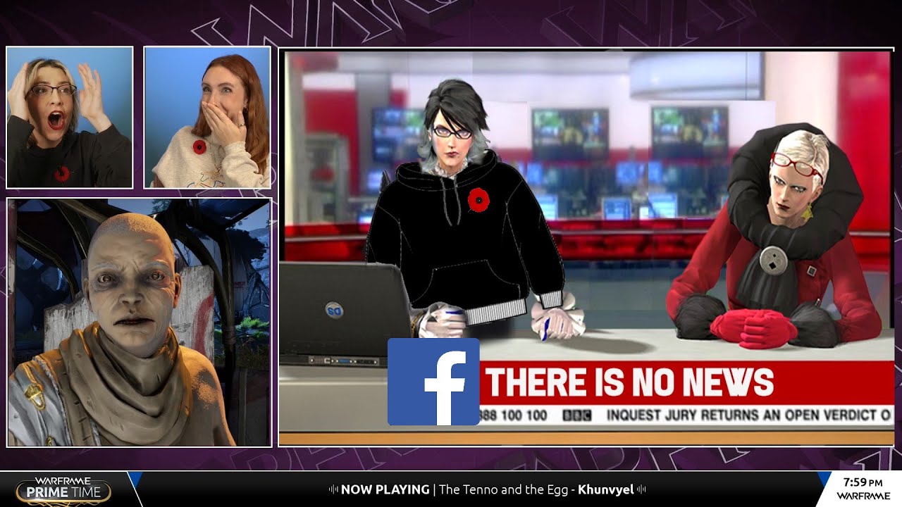 Warframe - Rebecca is Facebook Bayonetta // Taylor Becomes A V-Tuber