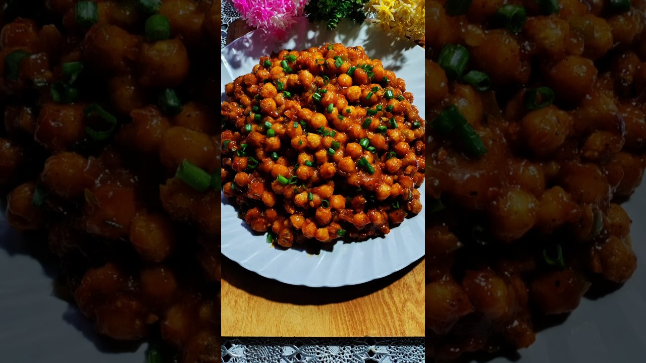 Treading Recipe Of Crispy Chilli Chana #shorts #viralvideo #trending #chickpeas  Chilli #shortsfeed