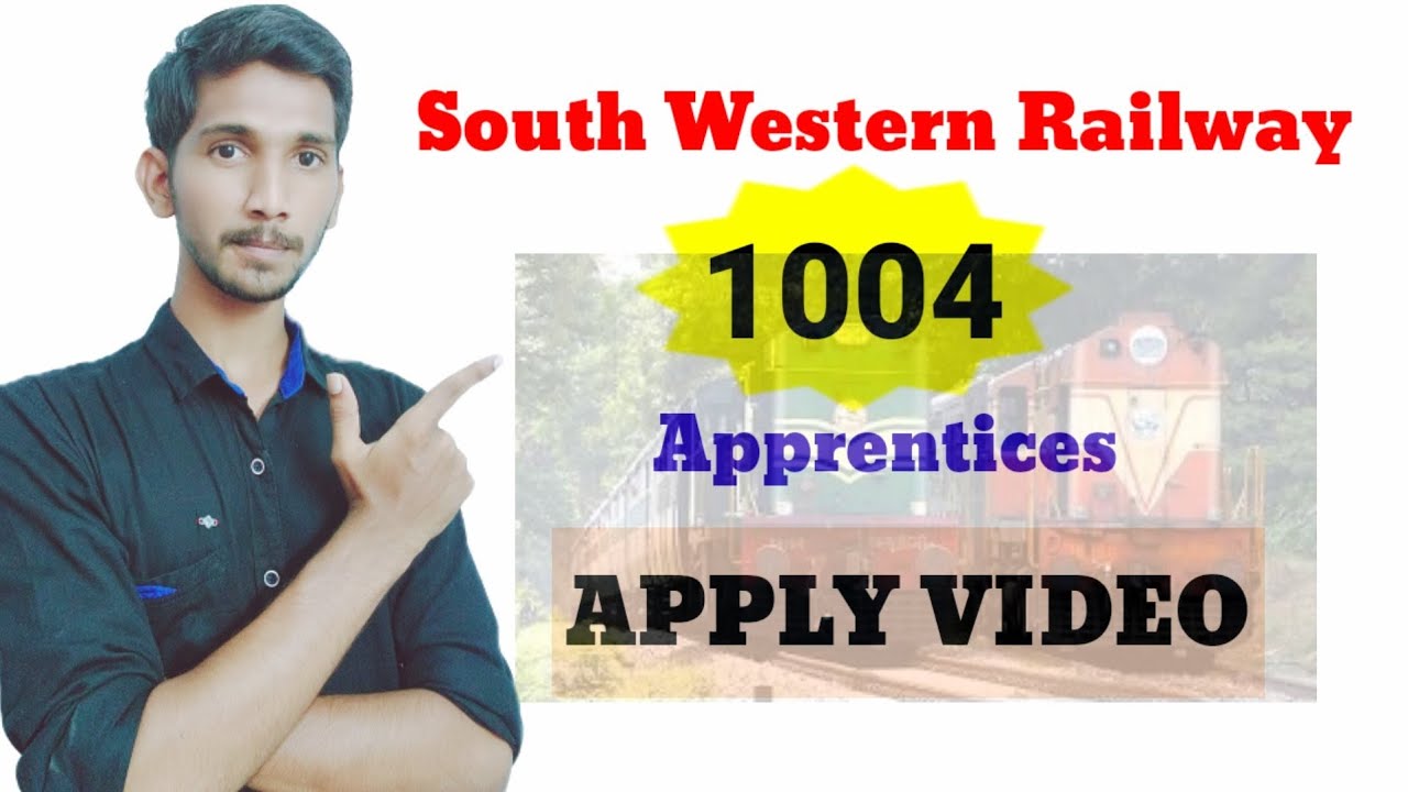 South Western Railway Apprentice Online Apply Video || SWR Apprentice Online Application .