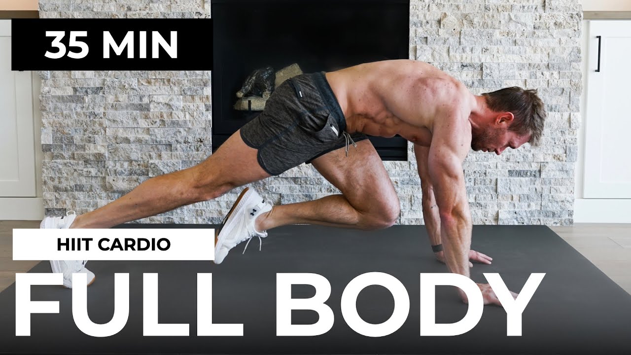 35 Min Full Body FAT BURNING Workout - No Equipment