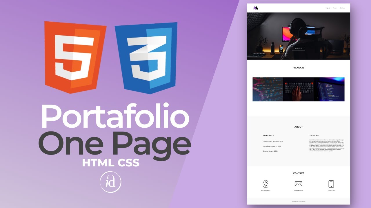 Cómo Hacer Un Portafolio Sencillo Con HTML Y CSS
