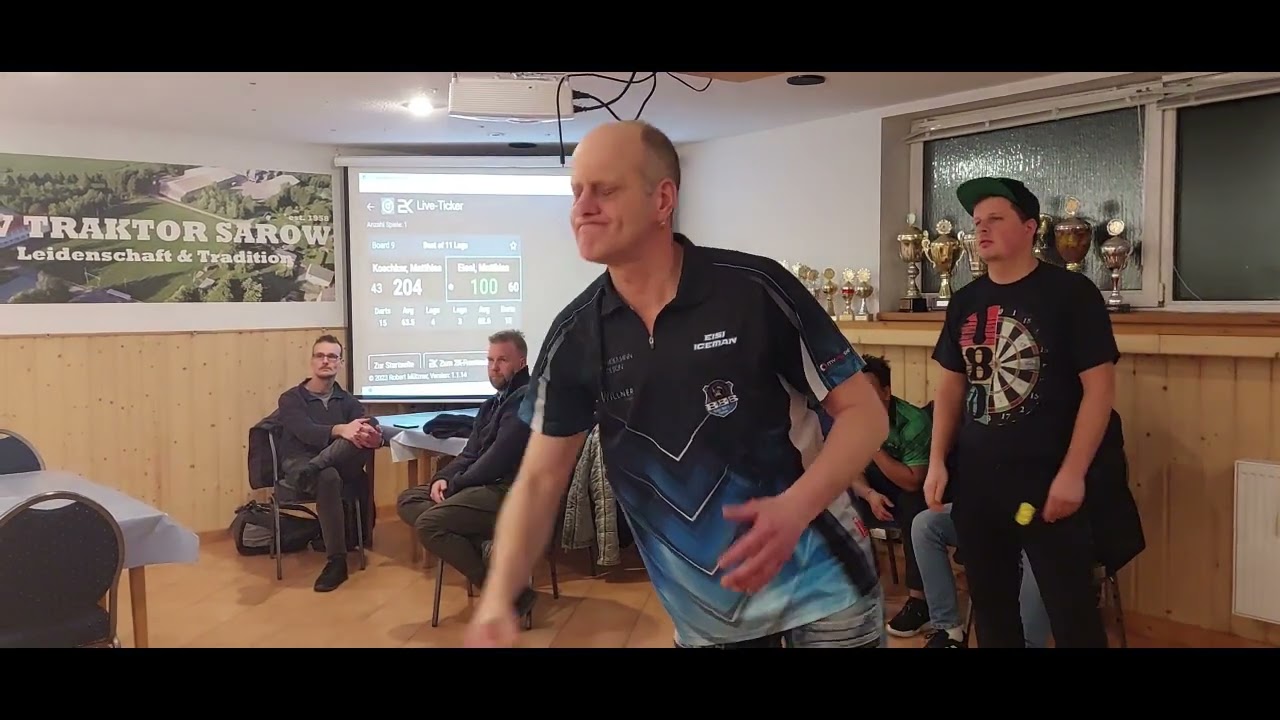 Video Finale Sarower Dartturnier 46