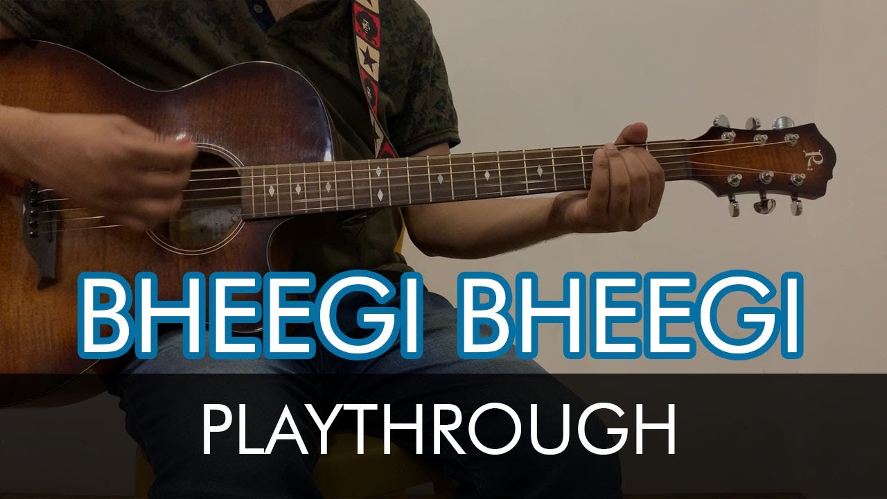 Bheegi Bheegi | Gangster | Pickachord | Playthrough | Chords