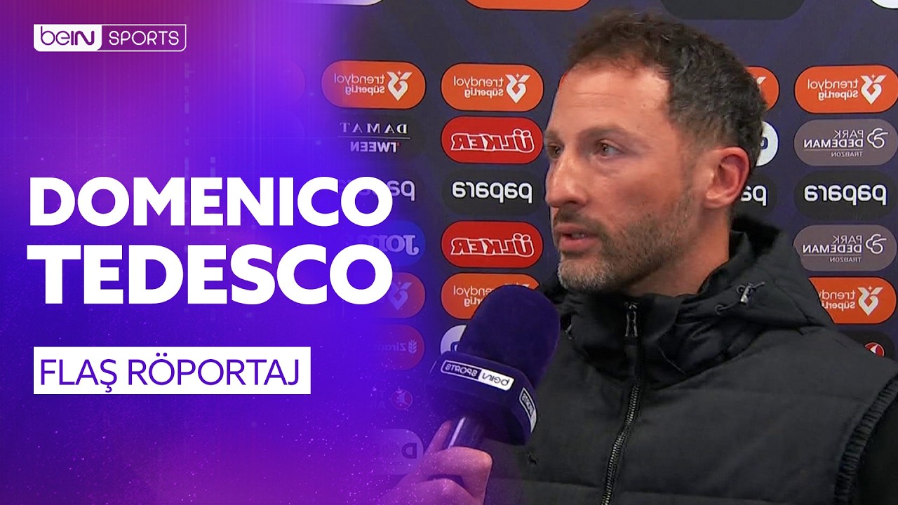 Trabzonspor - Fenerbahçe Maç Sonu Teknik Direktör Domenico Tedesco'nun Açıklamaları