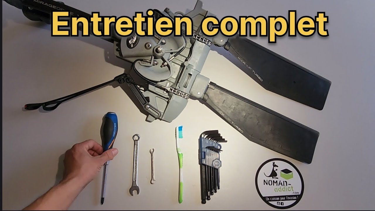ENTRETIEN complet du pédalier Hobie mirage drive 180. Outils,  produits et astuces de démontage.