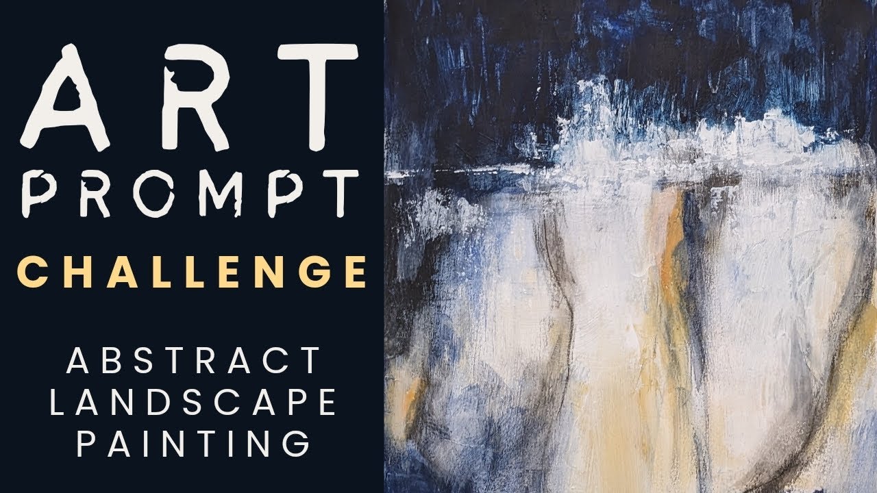 Art Prompt Challenge: Timed Abstract Landscape Painting #artchallenge #abstractpainting #artprompt
