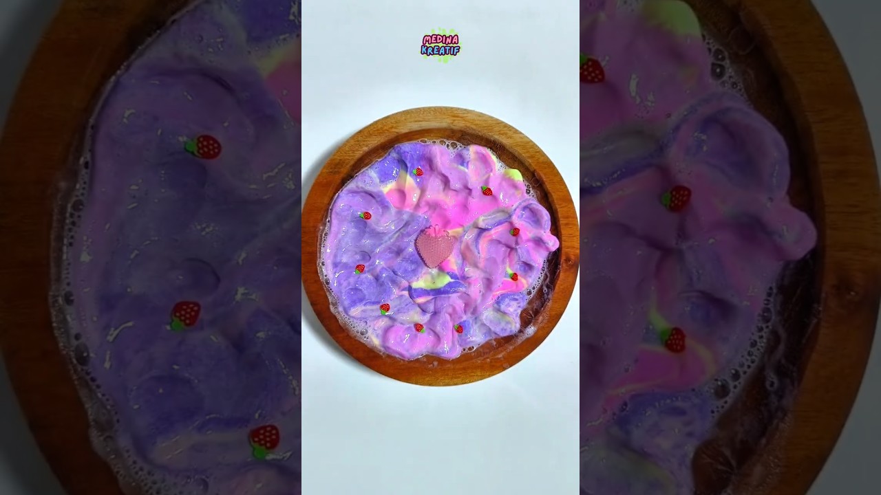 Mix Bright & Smooth Clay 💜🟡💖 #polymerclay #mix #satisfying
