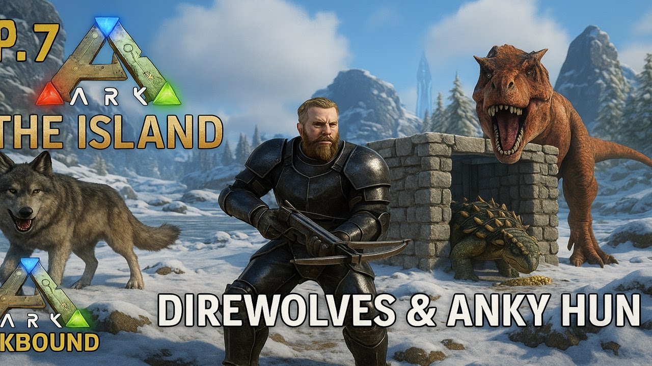 Ark Survival Ascended: The Island Ep. 7 &ndash; Wolves, Carno & Anky Hunt