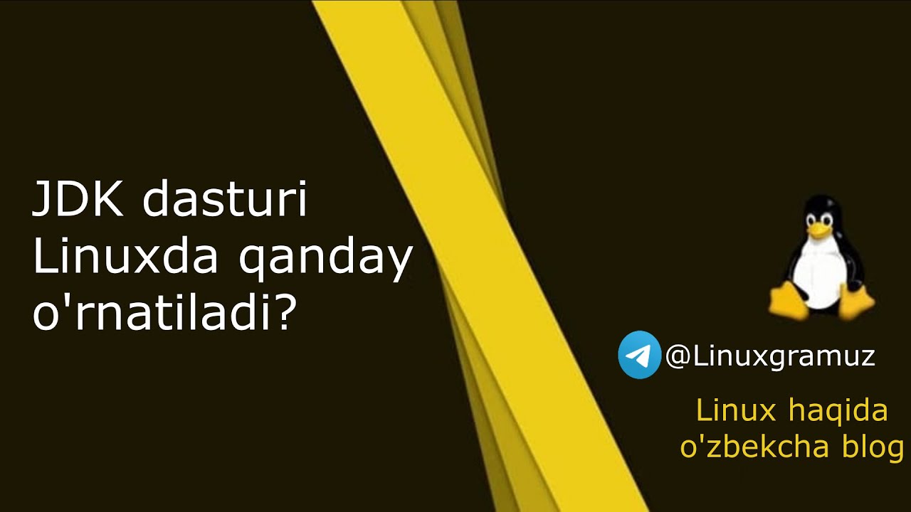How to install JDK on Linux (based Debian) | JDK dasturi Linux'da qanday o'rnatiladi?(ona tilimizda)