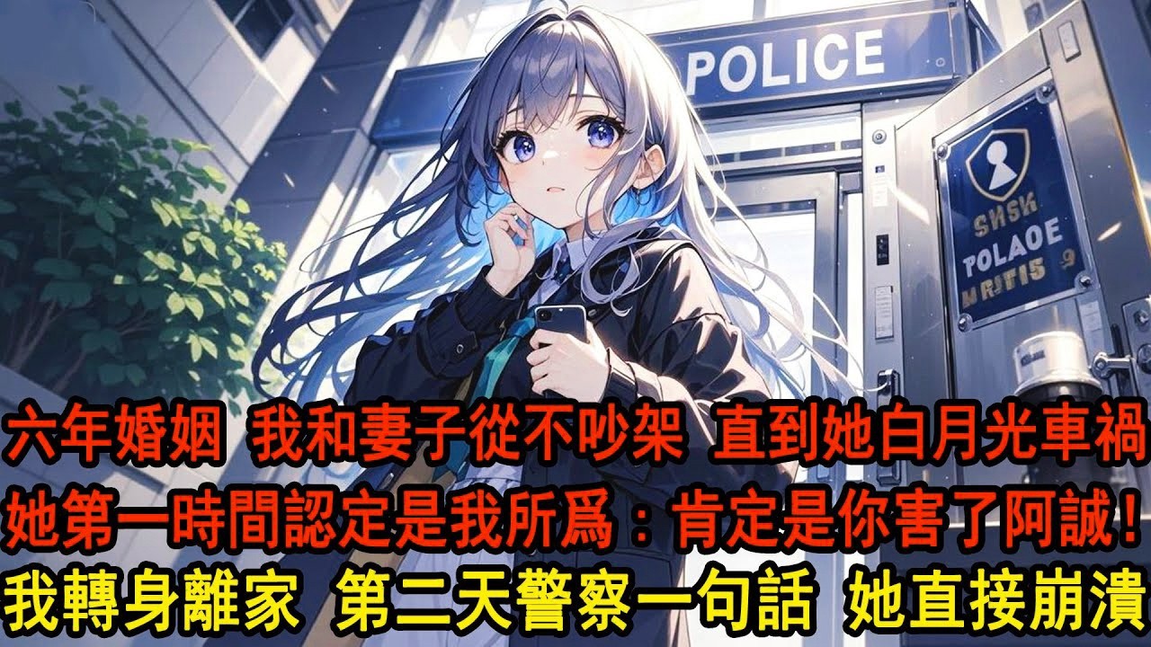 結婚六年，柳如煙第一次甩我巴掌。只因她白月光出車禍，認定是我僱人幹的：你要是再欺負他，別怪我動手！我沒鬧，轉身離開了這個家。第二天，警察上門一句話，她悔瘋了