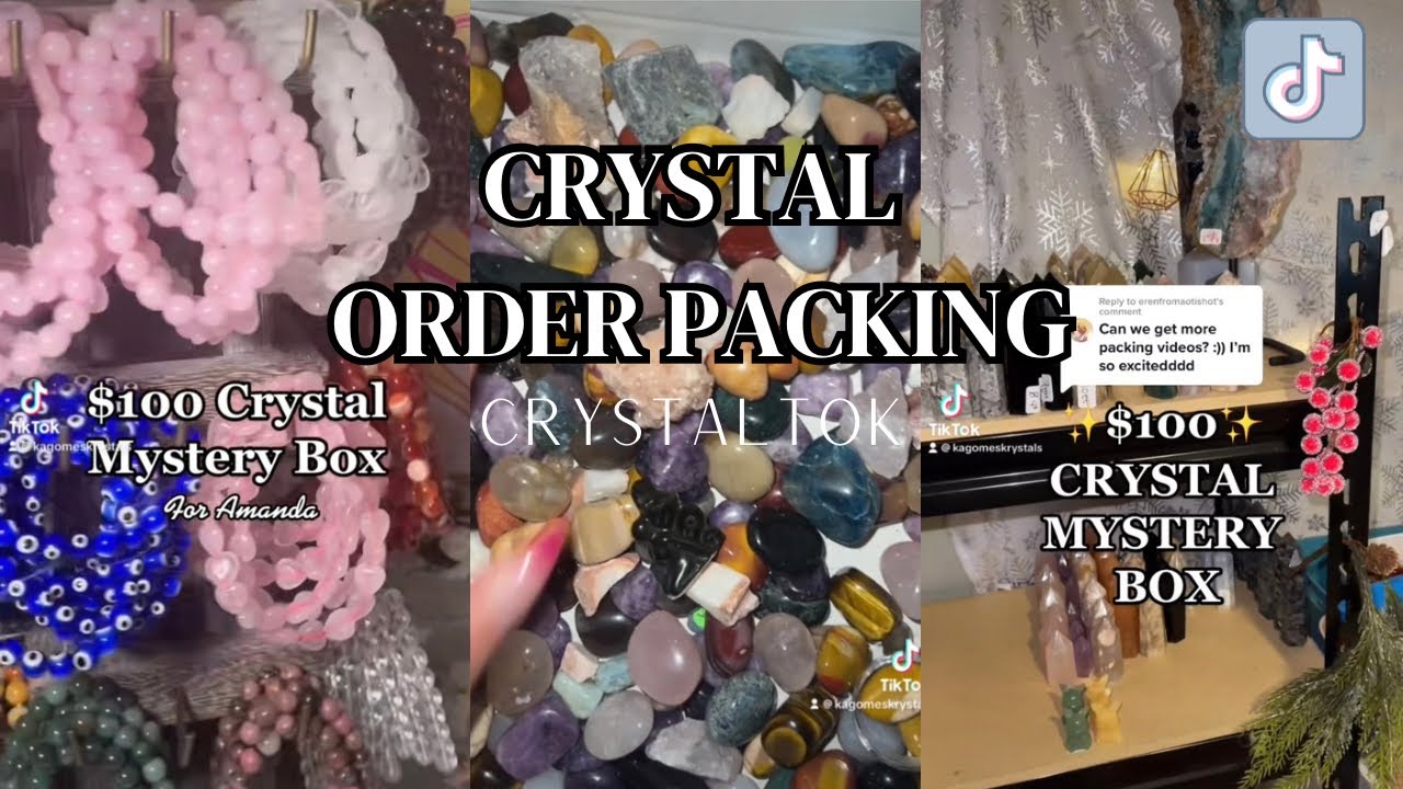 Order Packing TikTok Compilation | Crystal Shop | Crystaltok | ASMR | Mystery Box