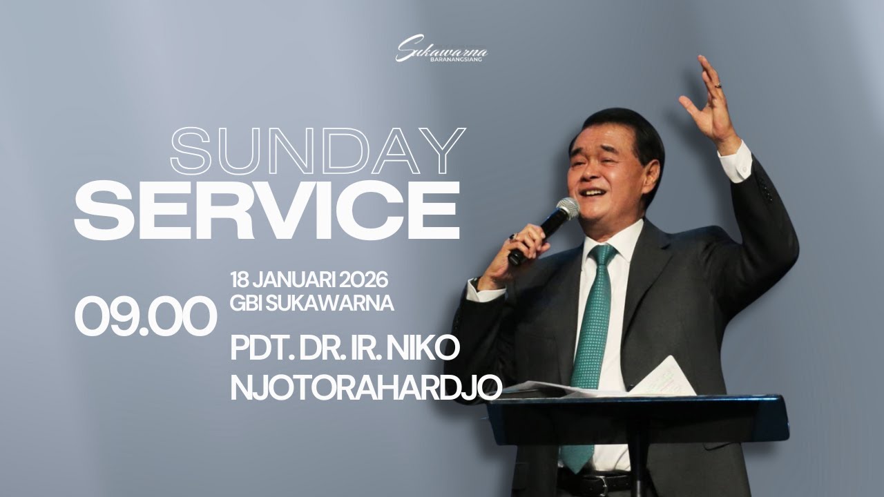 Ibadah Raya 2 |  Minggu, 18.01.2026 | Pdt.DR.Ir.Niko Njotorahardjo | GBI Baranangsiang