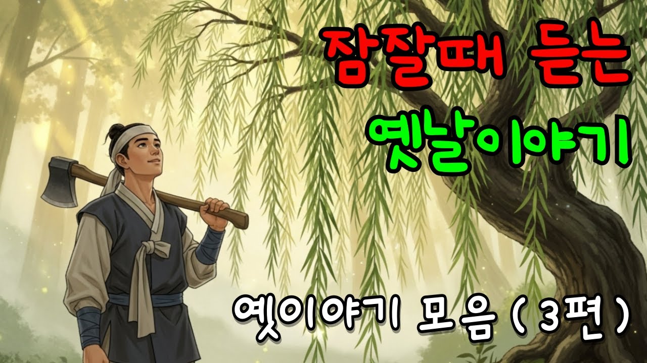 🌛잠잘때 듣는 옛날이야기 모음 (버드나무와 도련/욕심 많은 하인 두석/하늘이 내린 매화의 은혜  | 전래동화 | 민담 | 고전 | 잠자리동화 | 오디오북