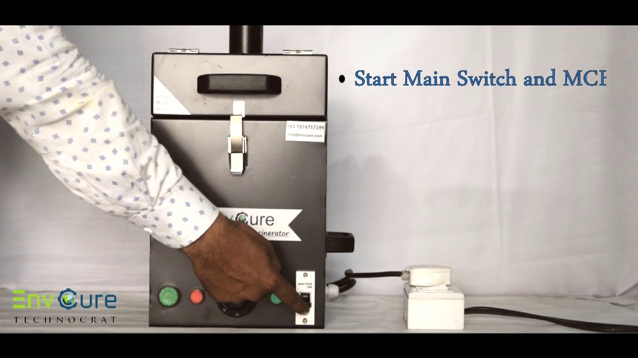 ECI : How To Use EnvCure Sanitary Napkin Incinerator or Disposable Machine