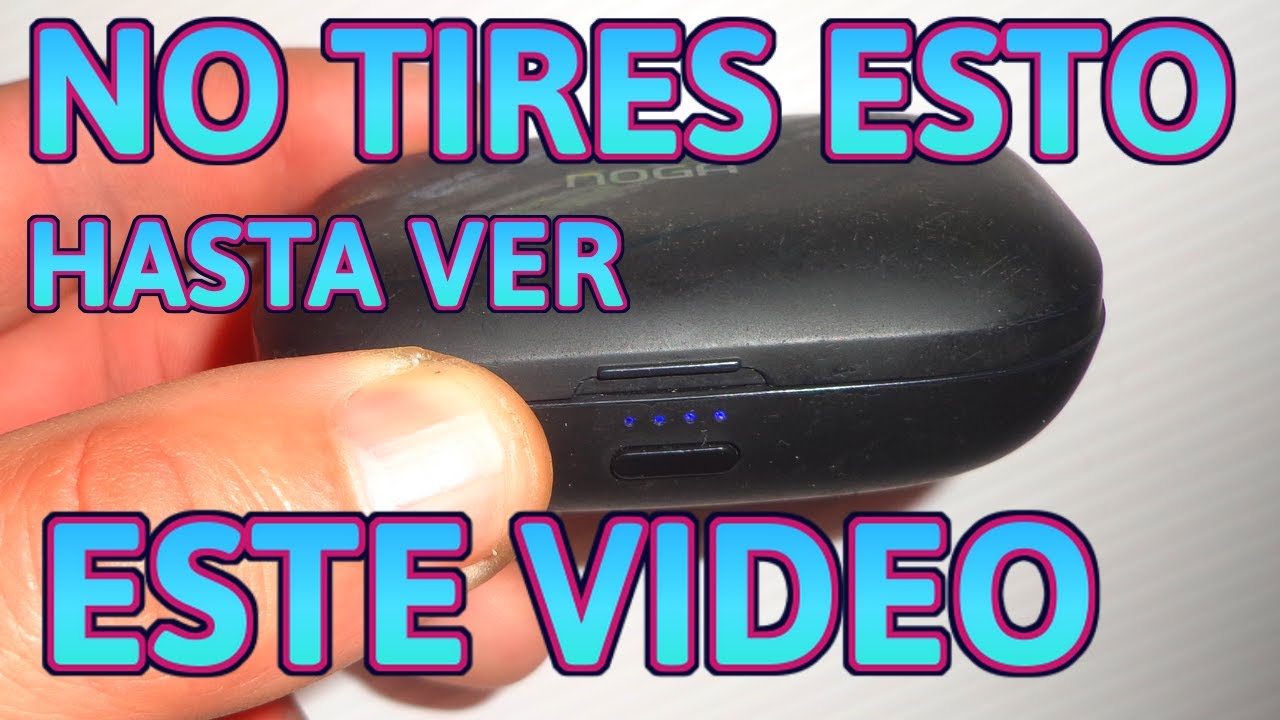 Reciclado de estuche carga auriculares inalámbricos