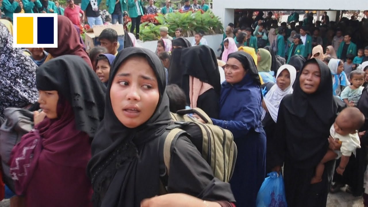 Indonesians storm shelter demanding Rohingya deportation