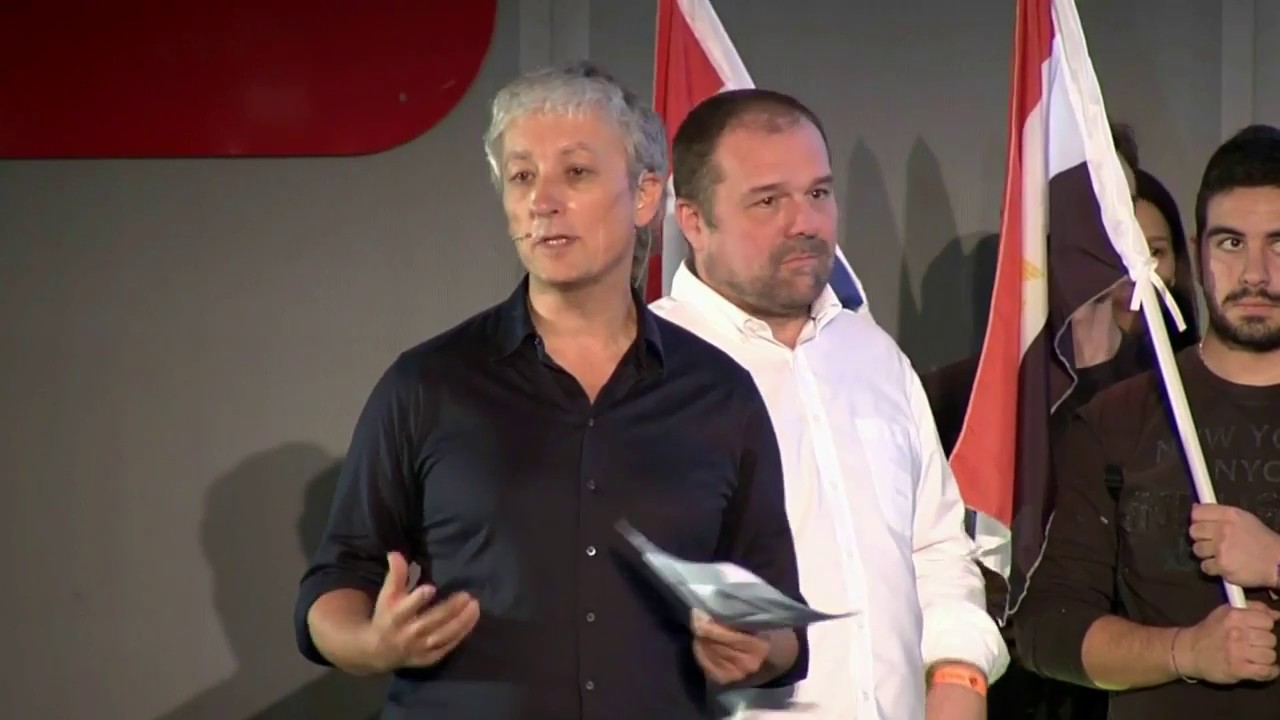 Massimo Banzi  e Riccardo Luna Opening Conference Maker Faire Rome 2016 