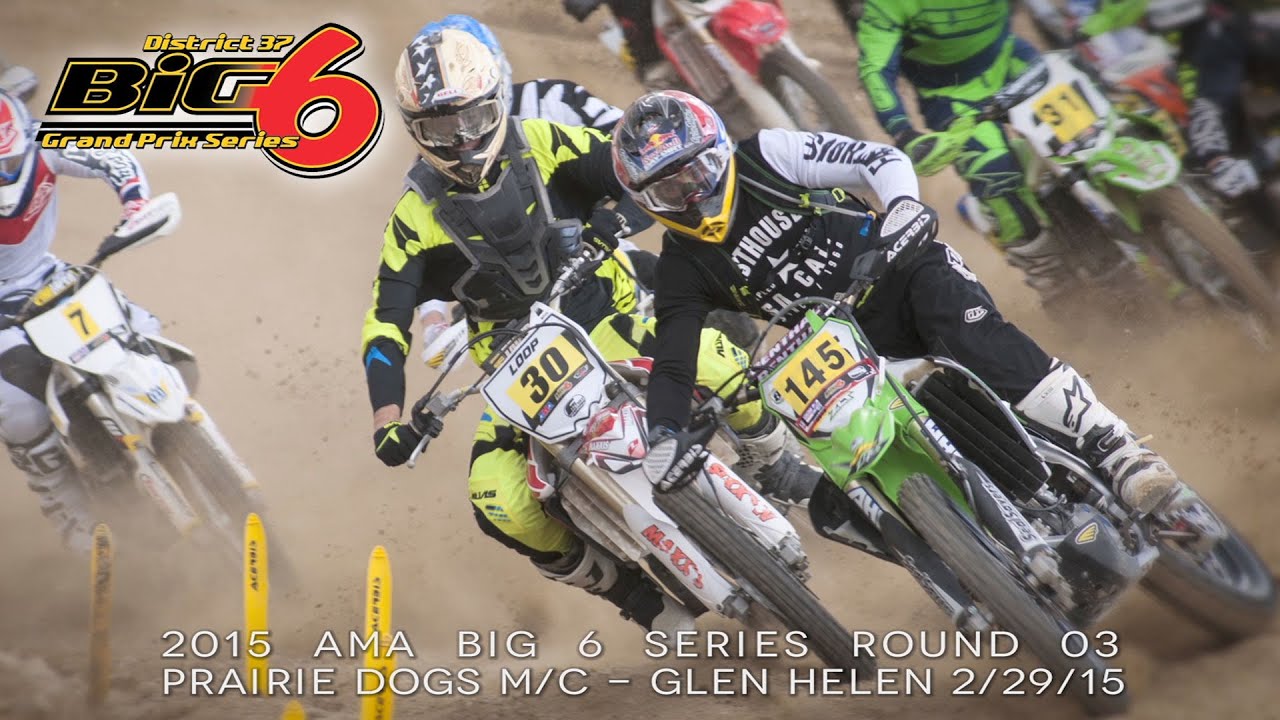 ARCHIVE: 2015 AMA Big 6 Series Round 3 - Prairie Dogs M/C GP - Glen Helen Raceway
