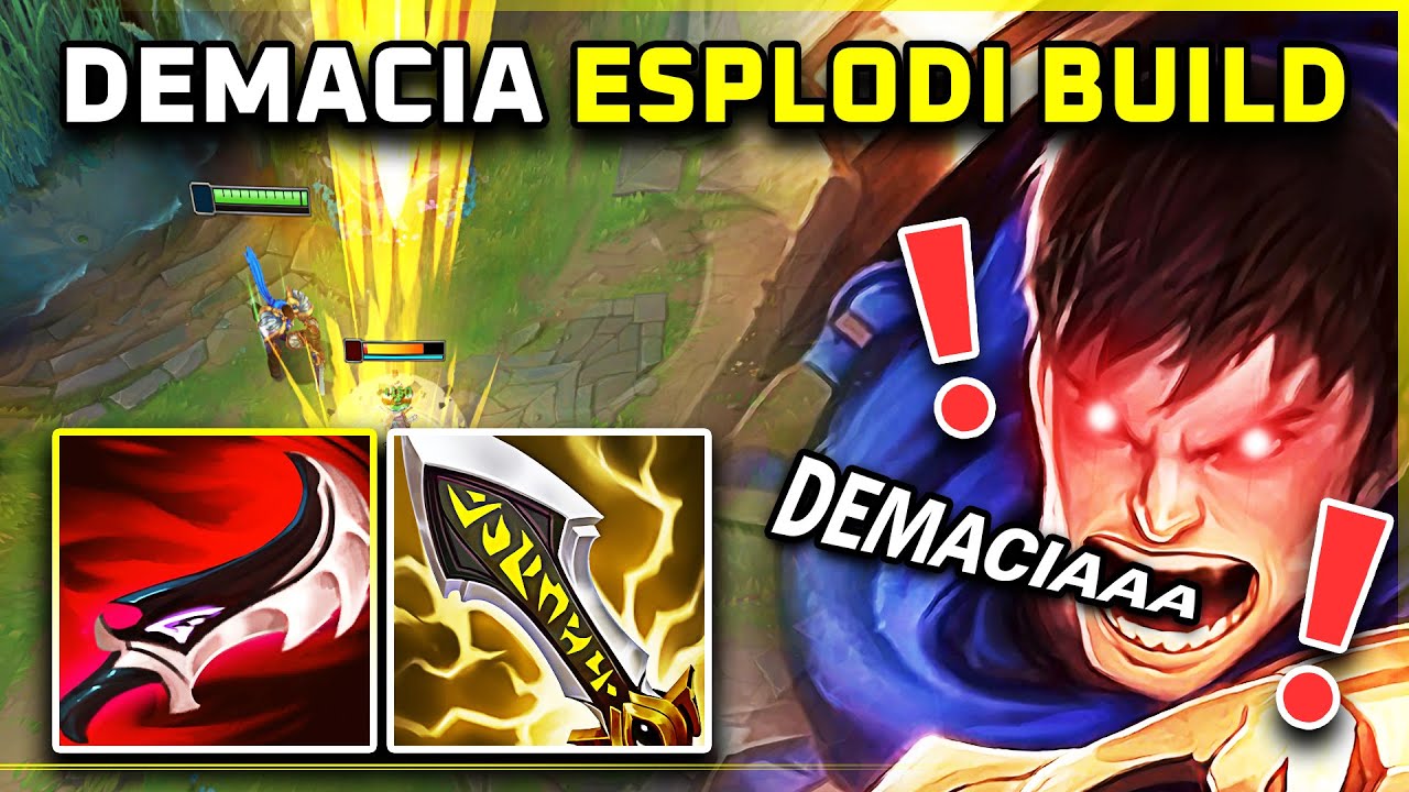 GAREN TOP MA HO L’ESPLODI BUILD E TI DEMACIO IN TESTA (Lethal Crit power)