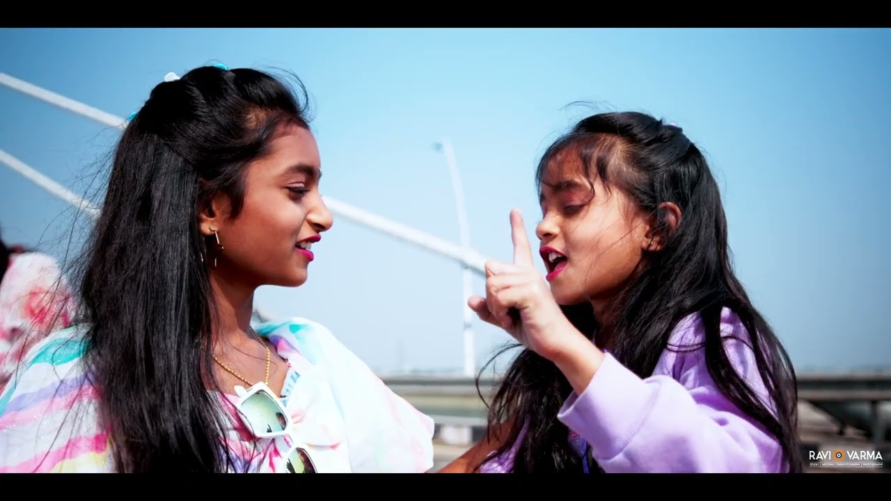 Rishika and Manasvi Half Saree Pre Photo Shoot😍