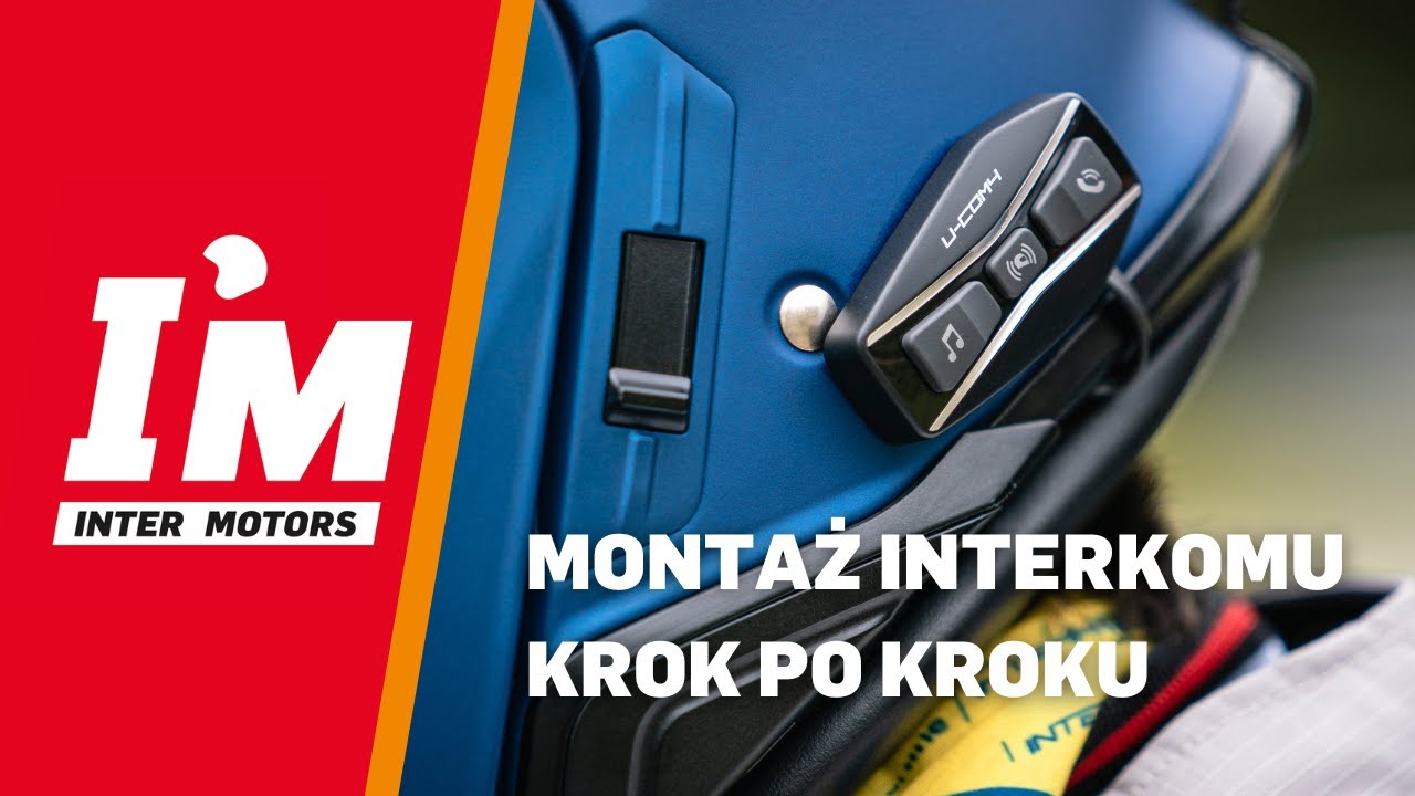 Montaż interkomu do kasku motocyklowego - krok po kroku!