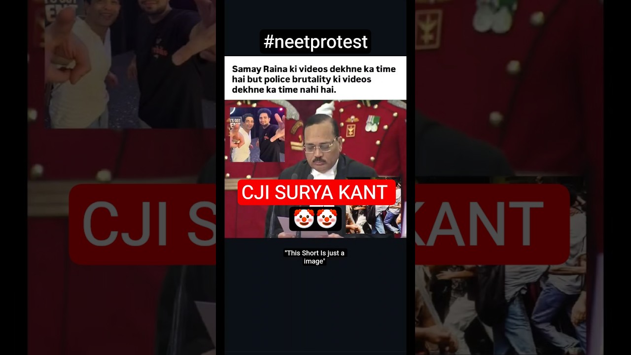 CJI Surya Kant's Remark Sparks Debate | NEET Protest