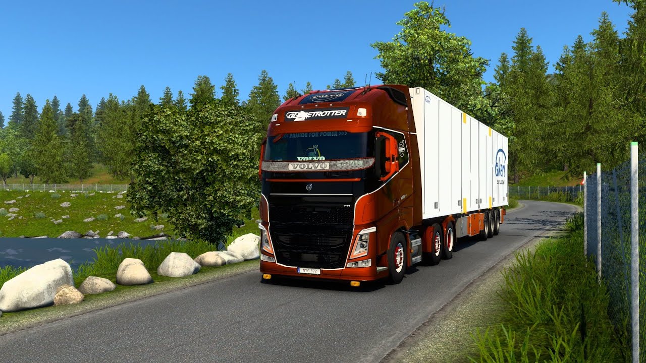 Euro Truck Simulator 2 1.45 | Volvo FH 2012 Classic by Eugene | Kristiansand-Stavenger