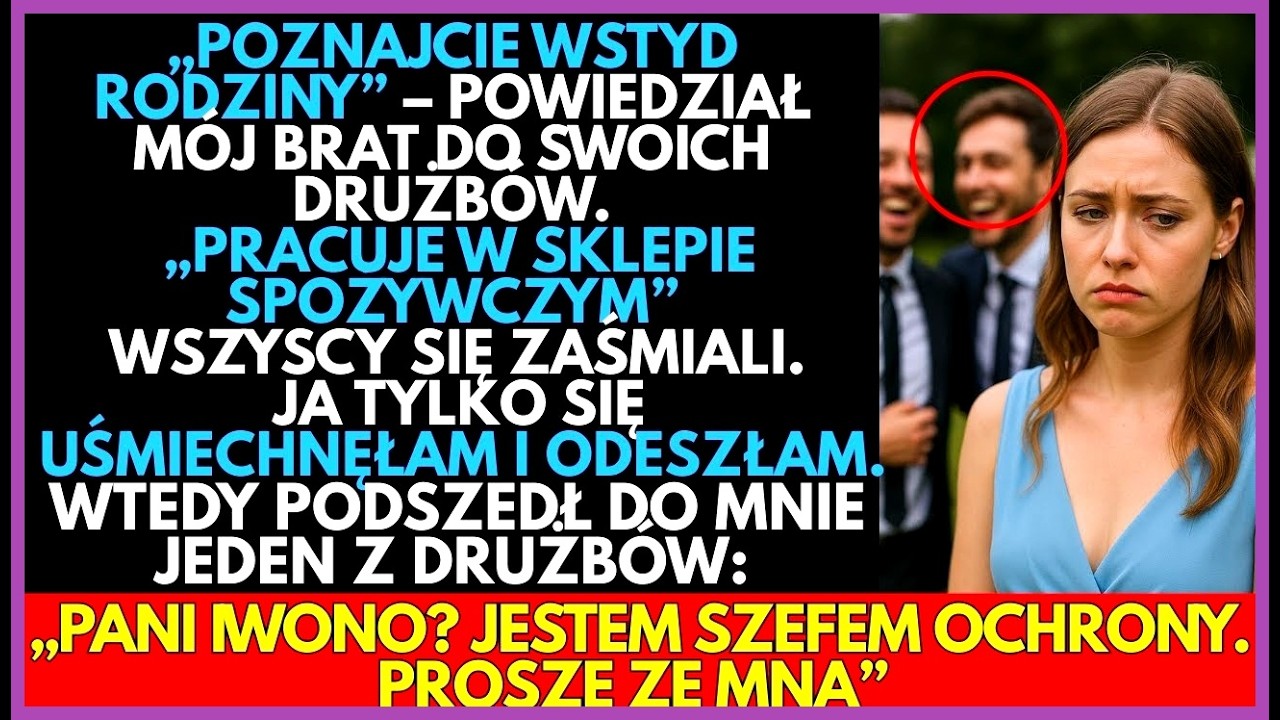 Mój brat NAZWAŁ mnie wstydem rodziny na własnym WESELU…dopóki nie przedstawił się ŚWIADEK