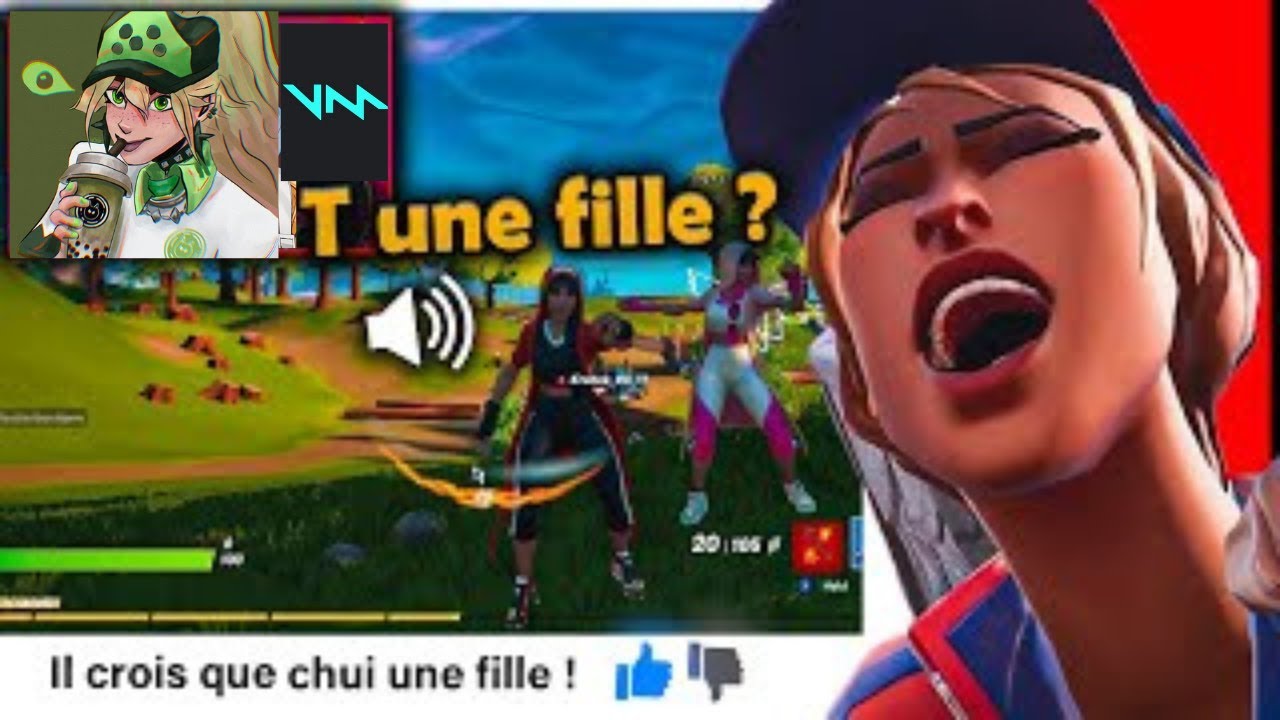 je me suis fais passer pour une fille de 7 ans sur Fortnite