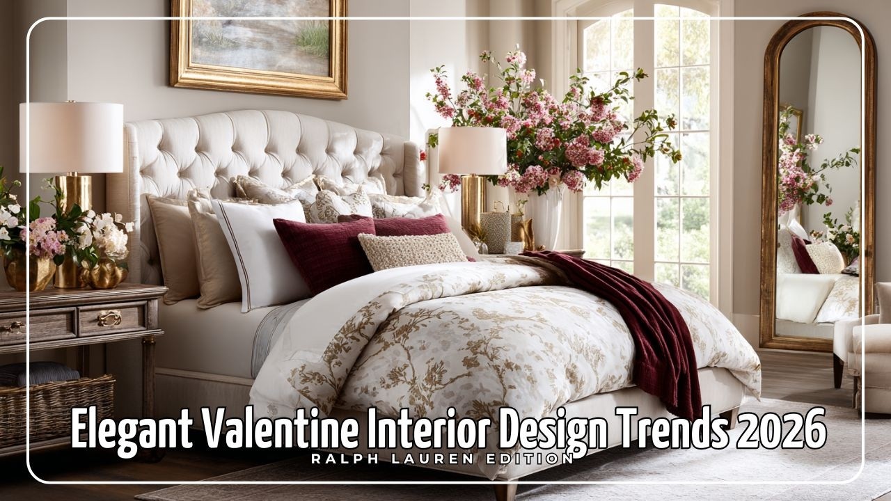 Ralph Lauren Valentine Home 2026: Винтажная романтика в сочетании с современной роскошью