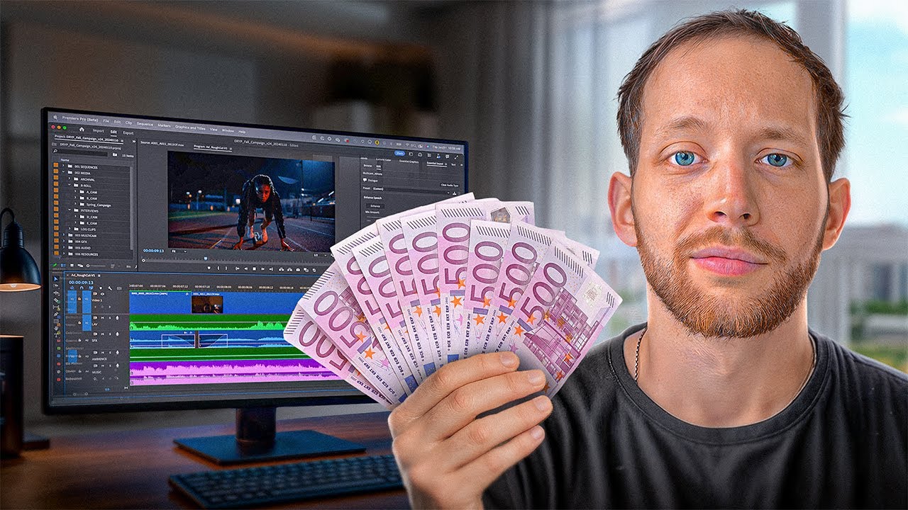 The job of NEW VIDEO EDITOR: &euro;5,000/month with AI + editing (do this)