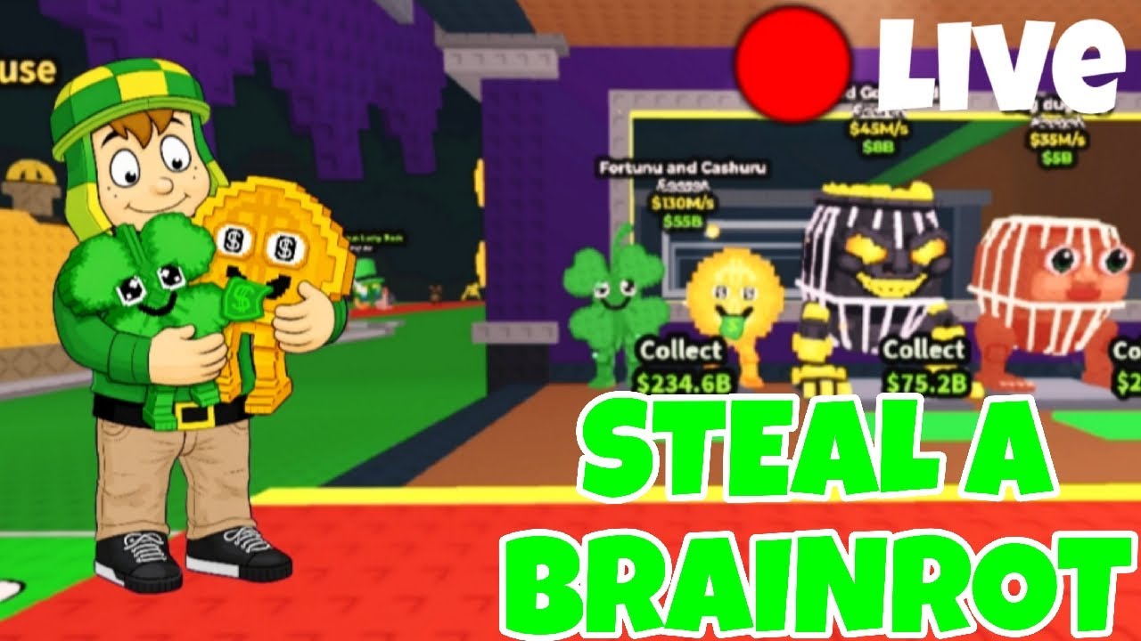 🔴LIVE DE ROUBE UM BRAINROT!🔥 TROCAS DE BRAINROTS!🥳