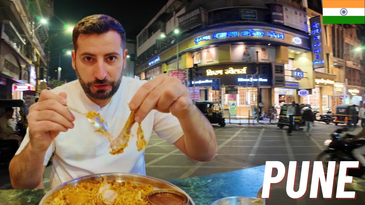 Night food tour in Pune, India