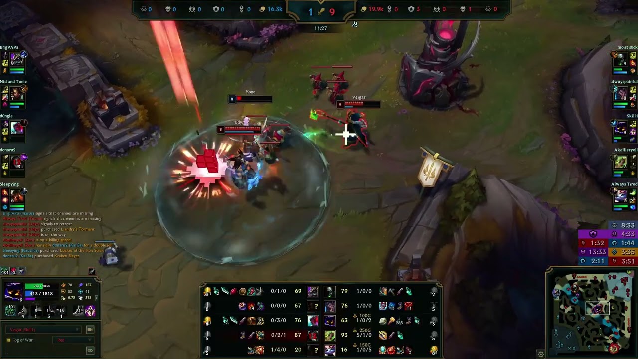 Veigar killed Yone