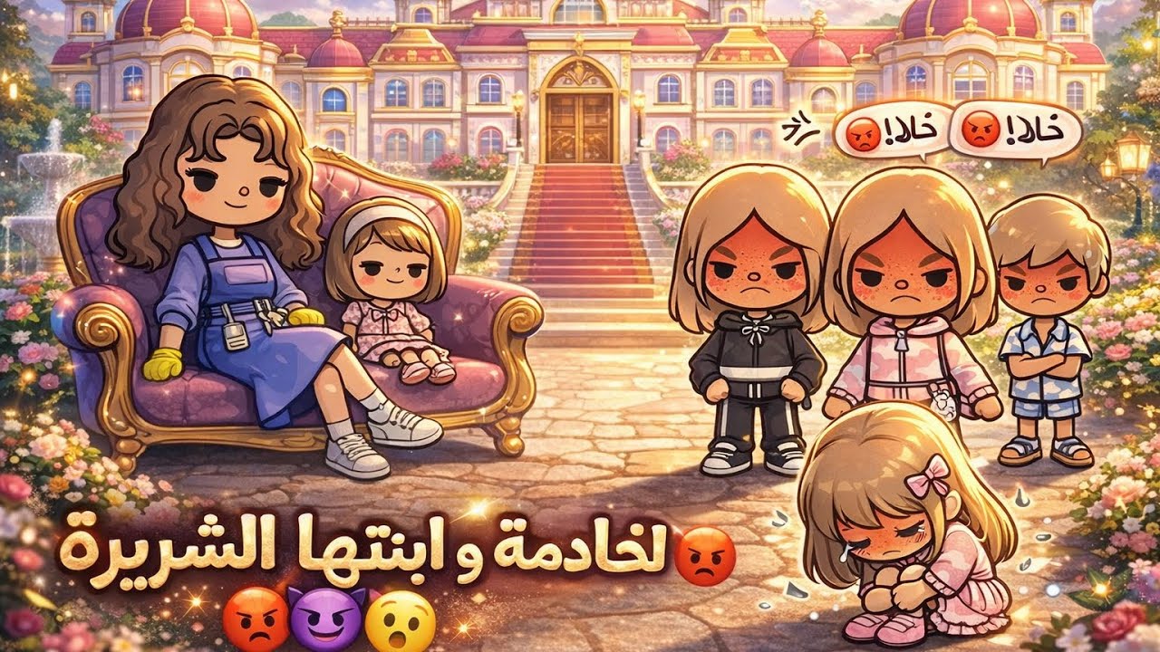 الخادمه و ابنتها الشريره 💕 الجزء ١