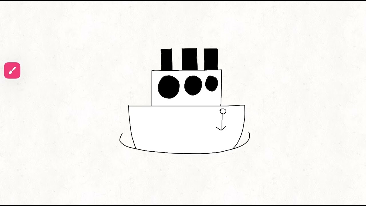 Black & white ship 12 🛥️