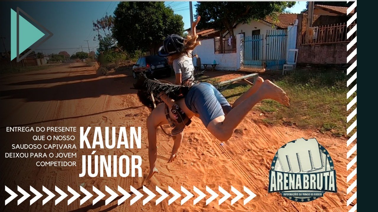 ENTREGA DO PRESENTE QUE NOSSO SAUDOSO CAPIVARA DEIXOU PARA O JOVEM COMPETIDOR KAUAN JUNIOR