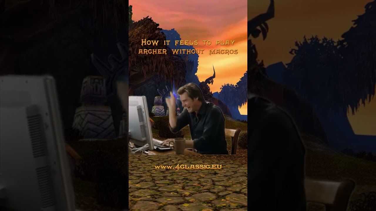 How it feels to player archer without macros on 4Story