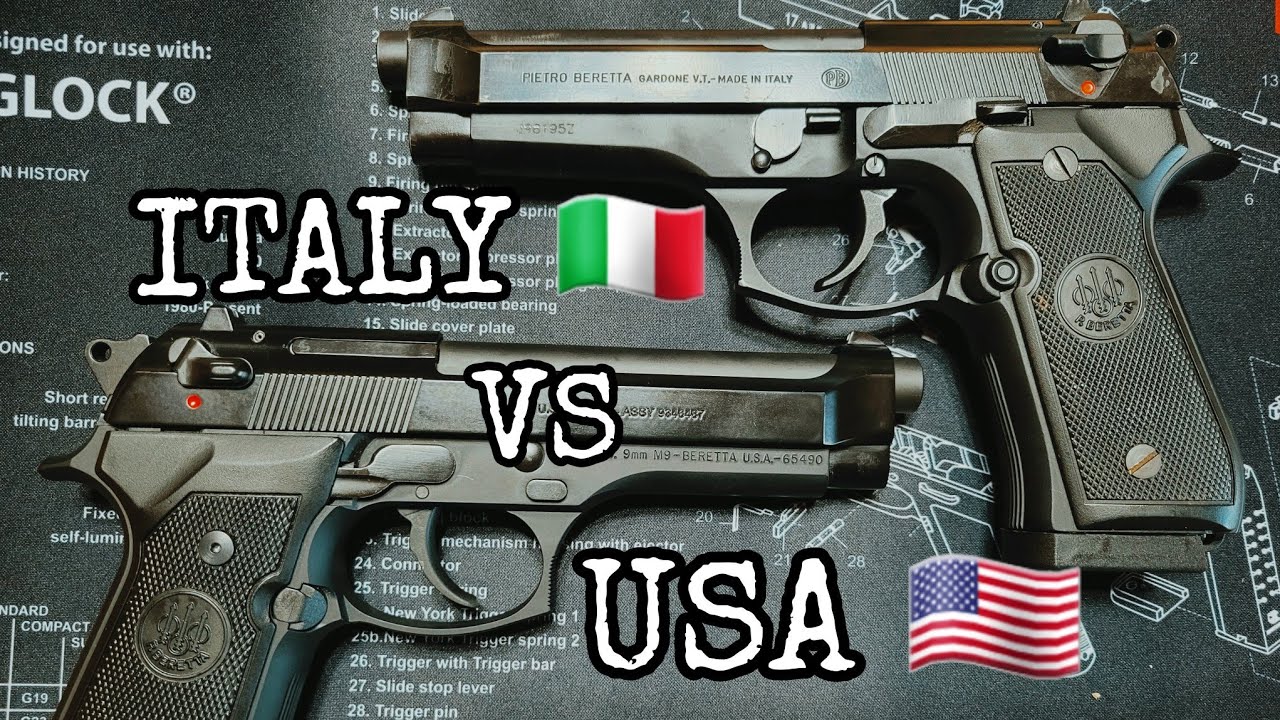 Beretta 92FS VS U.S. M9