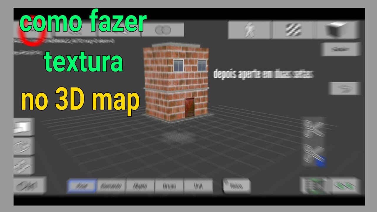 Como fazer textura e exporta, no 3D map