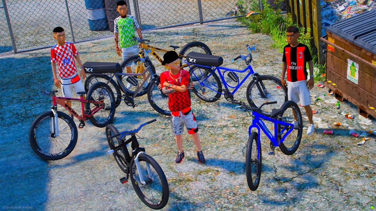 COLECIONANDO BIKES DO GRAU COM MEUS AMIGOS no GTA 5 O FILME