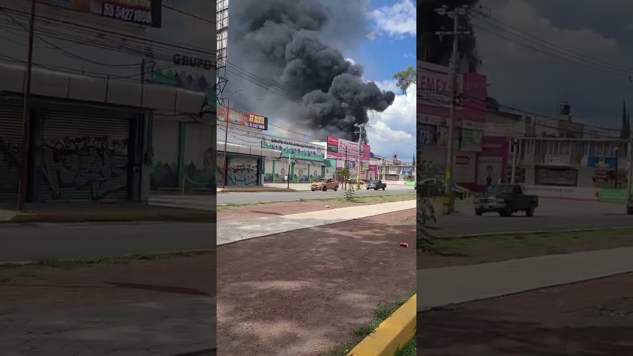 Incendio en Chicoloapan