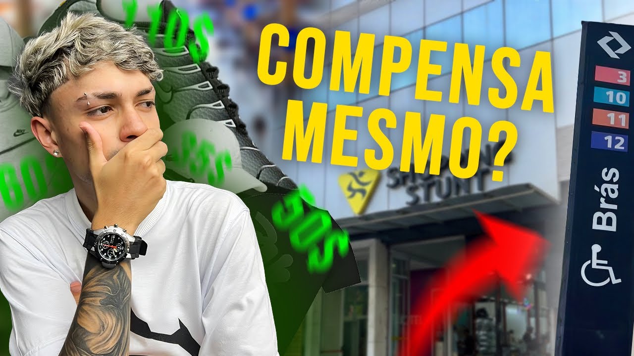 FUI PRO BR&Aacute;S COM 300$, O QUE EU CONSEGUI  COMPRAR?🤔 | Vlog Sportlife #13