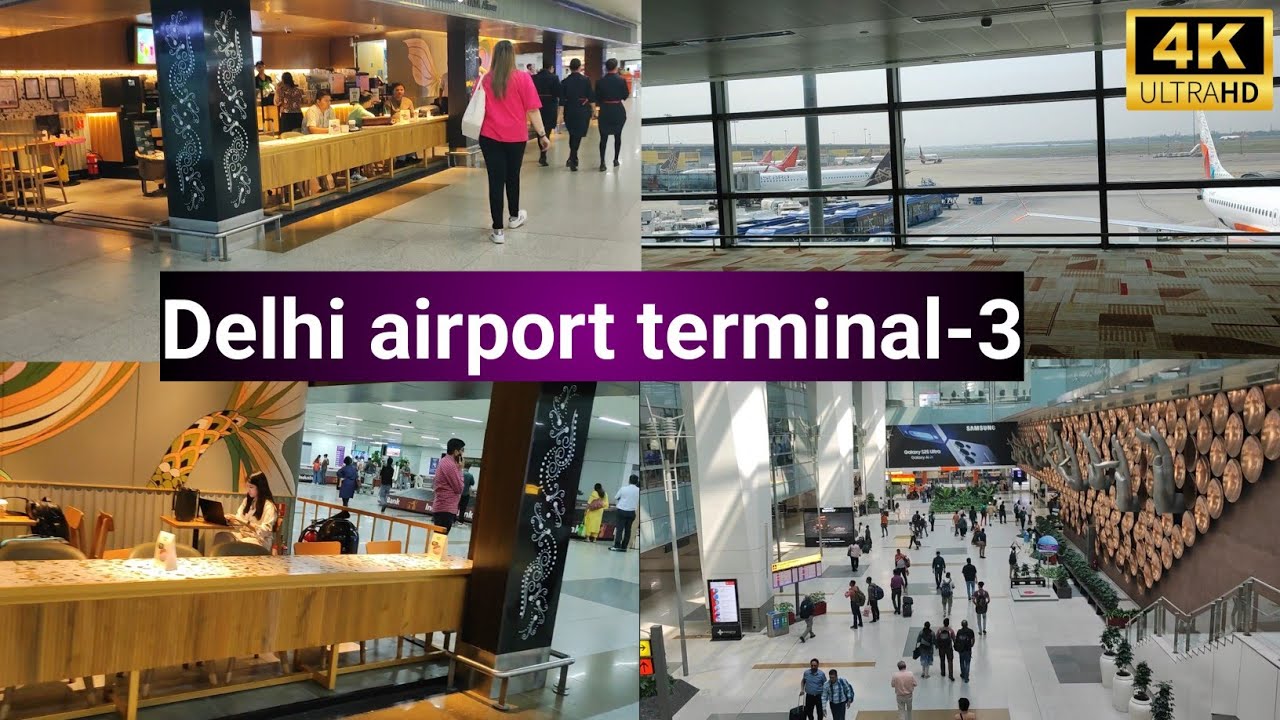 Walking tour IGI airport terminal-3 | indira gandhi international airport T-3 | delhi Airport 4K